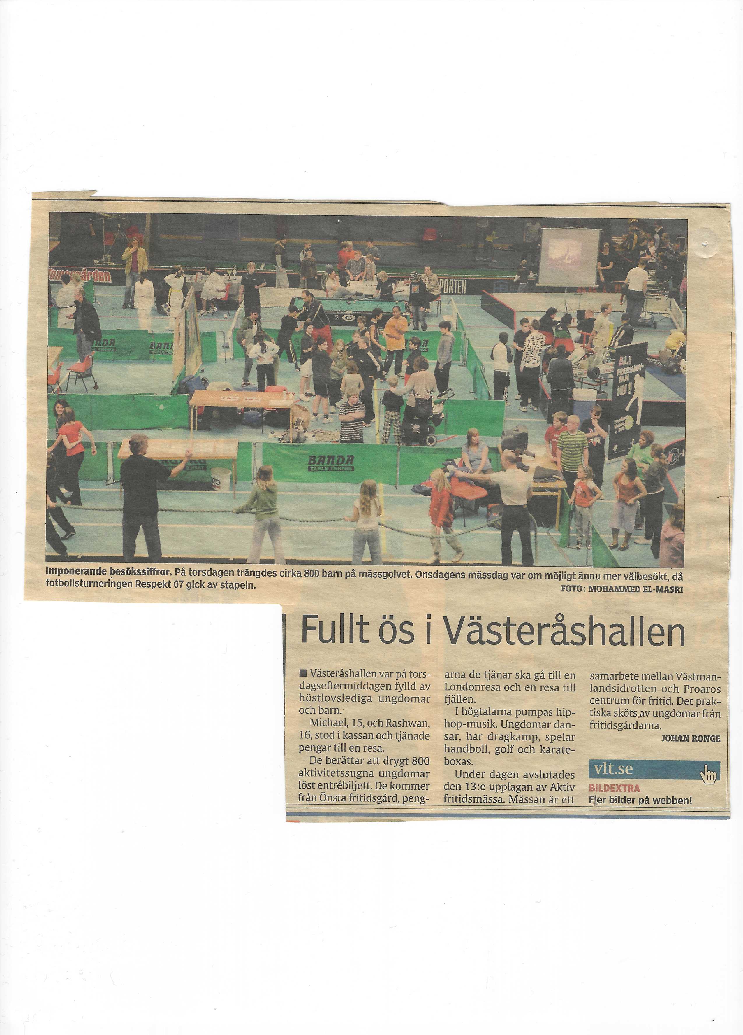 Historisk bild från Westeras Tai-Nui Club i Västerås - kampsportsträning och tävlingar sedan 1976